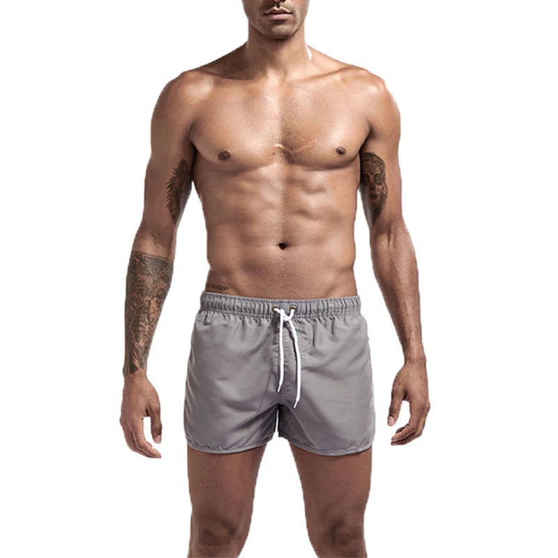 New Swimsuit Summer Swimwear Men Swimsuit 2025 Swimming Trunks Short Quick-drying Sexy Mens Swim Briefs Beach Shorts