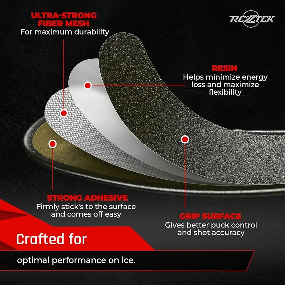 Hockey Stick Tape Alternative Blade Performance Grip for Ice & Street Hockey Stick Blades