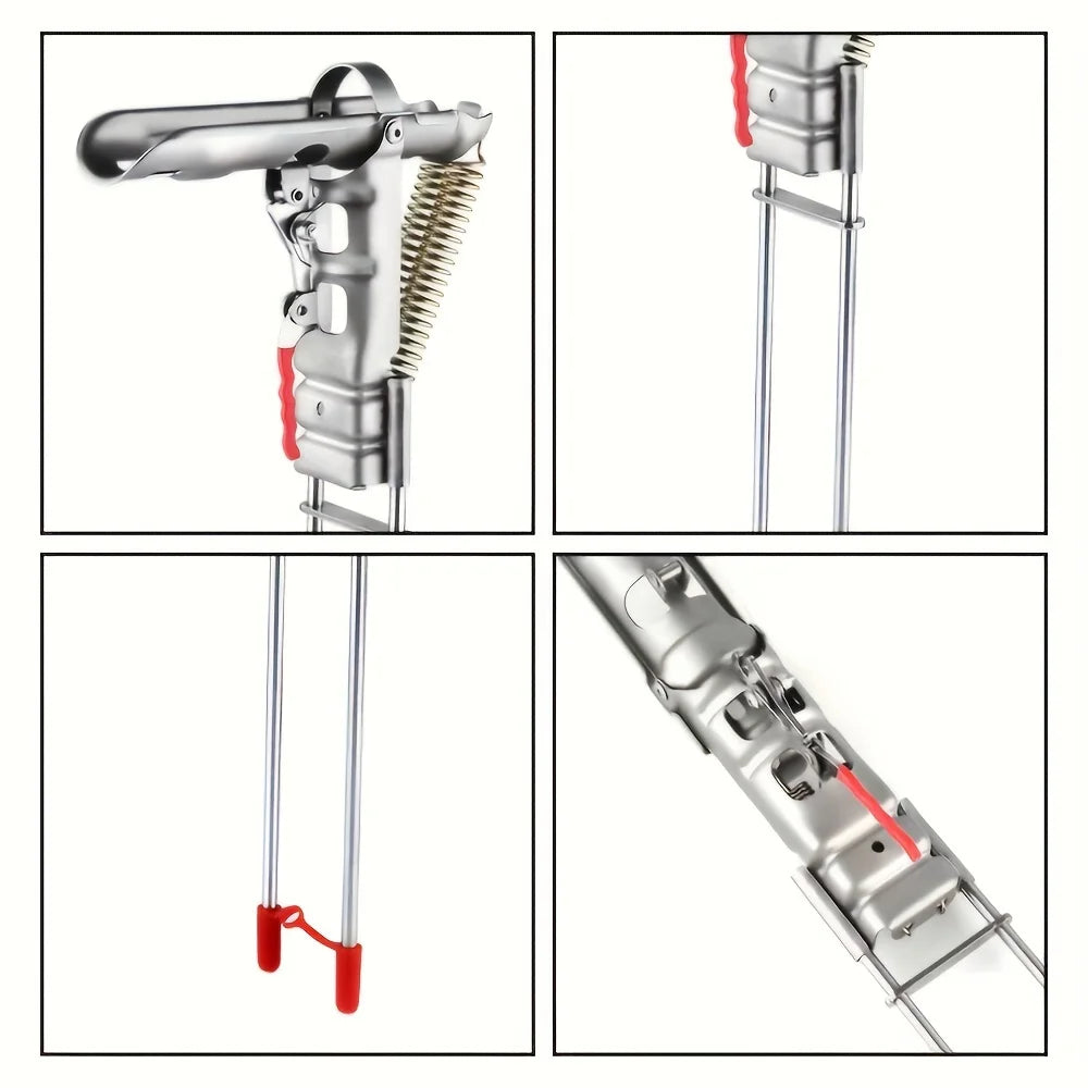 Automatic Spring Fishing Rod Holder (Stainless Steel)