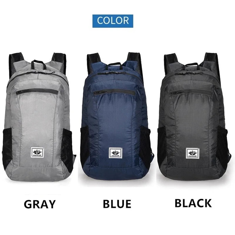 Ultra Light Outdoor Hiking Backpack Convenient Storage Bag Waterproof and Foldable Backpack