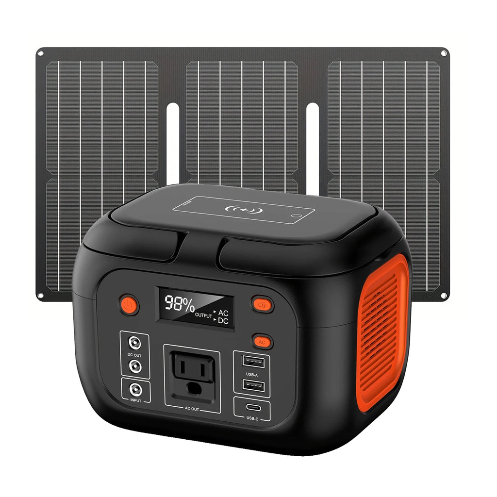 150W Portable Power Station with 30W Solar Panel