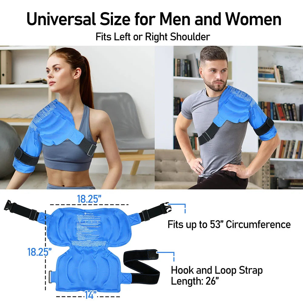 Shoulder Ice Pack Hot Cold Therapy Support Brace for Shoulder Pain Relief