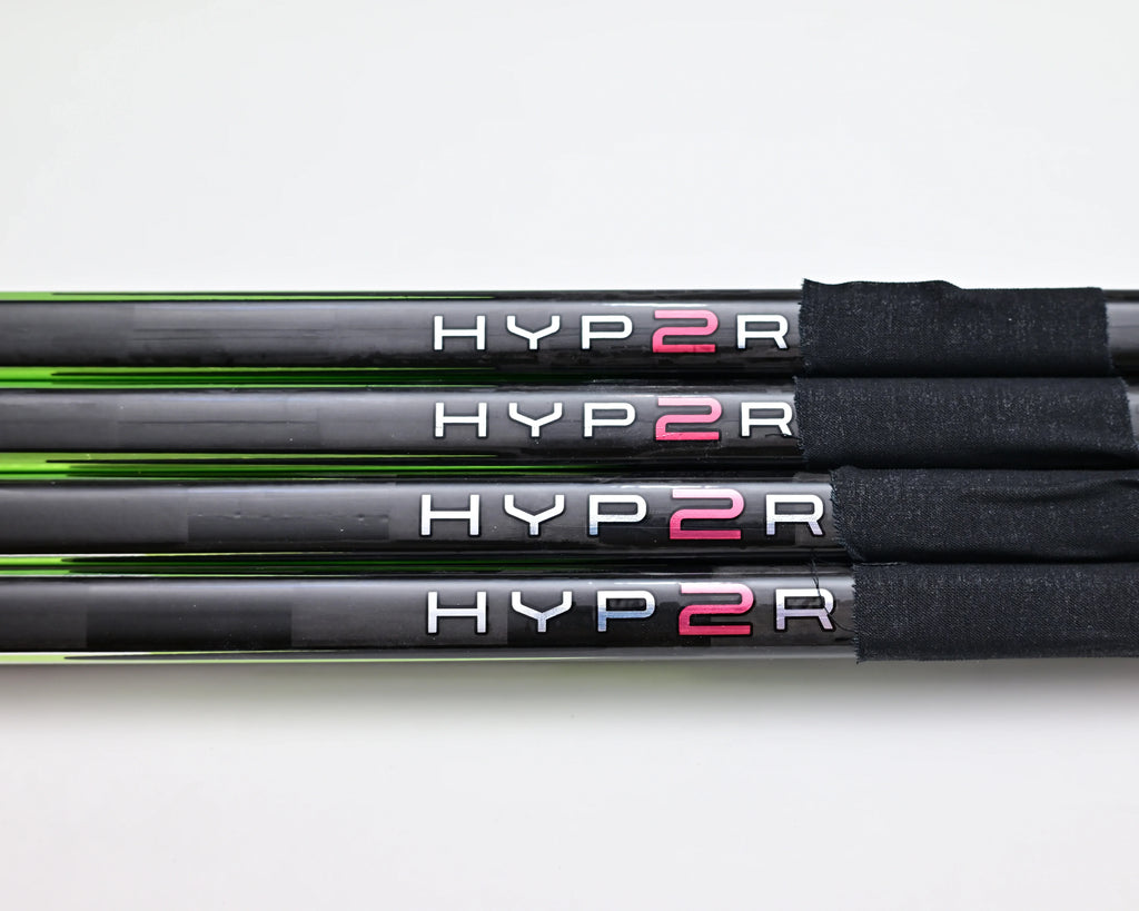 [2-PACK][INT/JR] Junior Intermediate Hyper 2 Ice Hockey Sticks Hyp2r Blank Carbon Fiber
