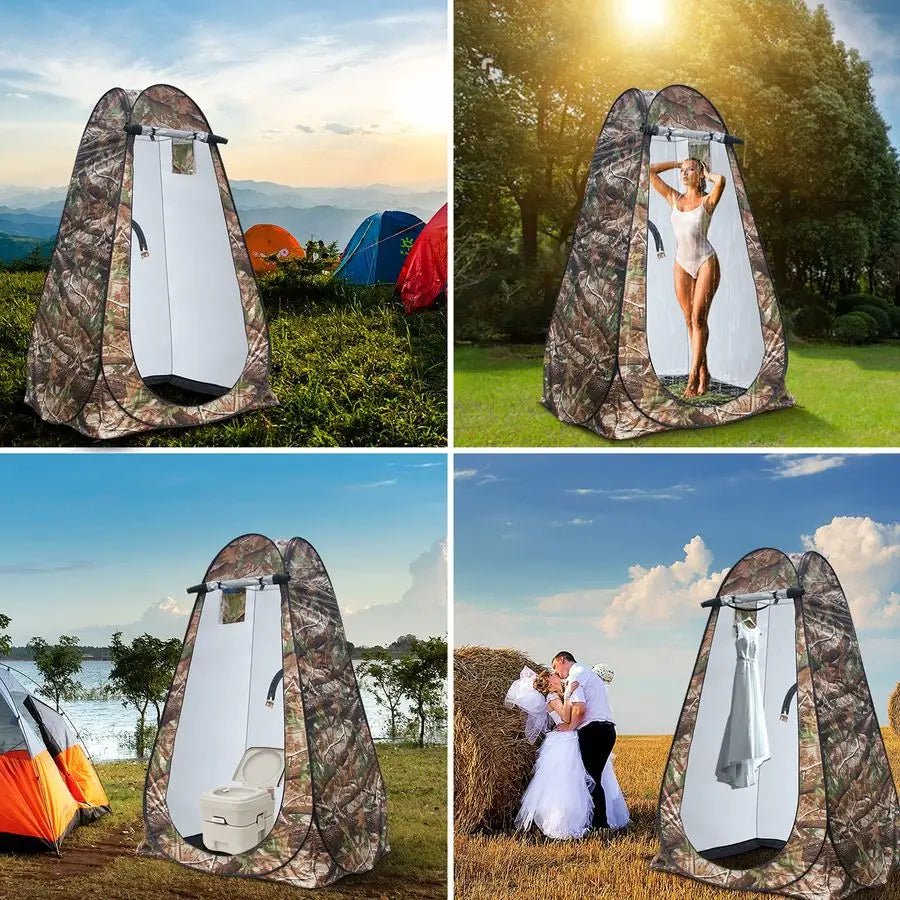 UPF40 Waterproof Portable Pop Up Privacy Shower Tent