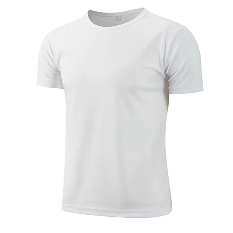 Men's Breathable Multicolor Quick Dry Short Sleeve Sport T-Shirt