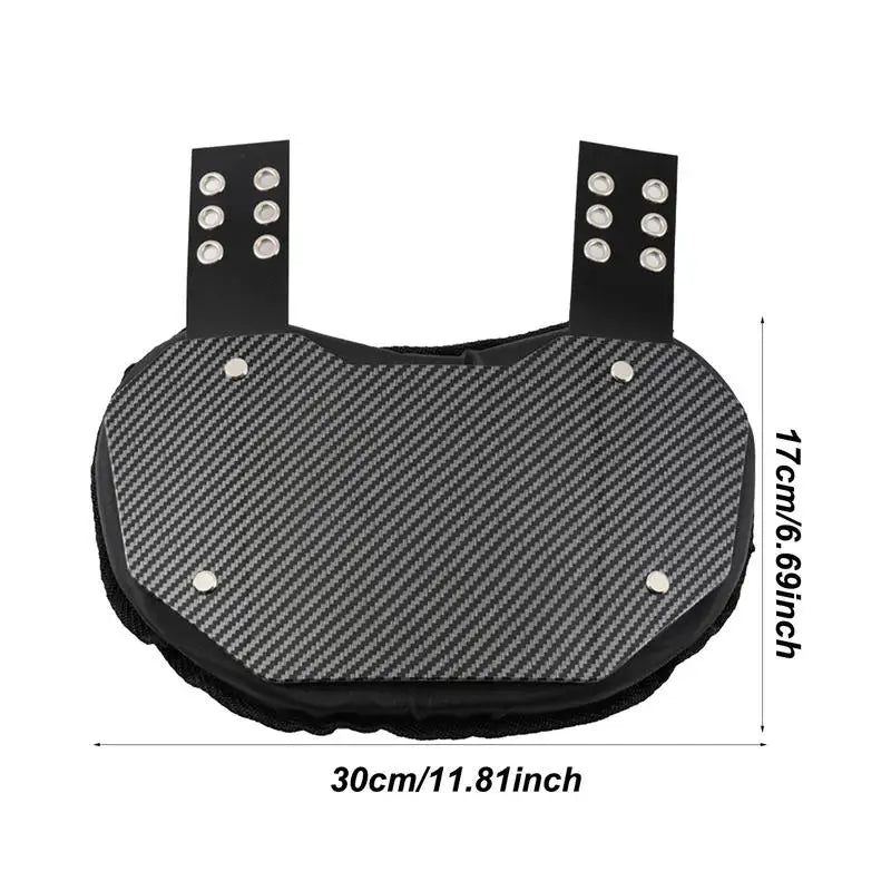 American Gear Football Back Plates or Adults Rugby Back Flap Low Back Pads Rear Lower Back Protector