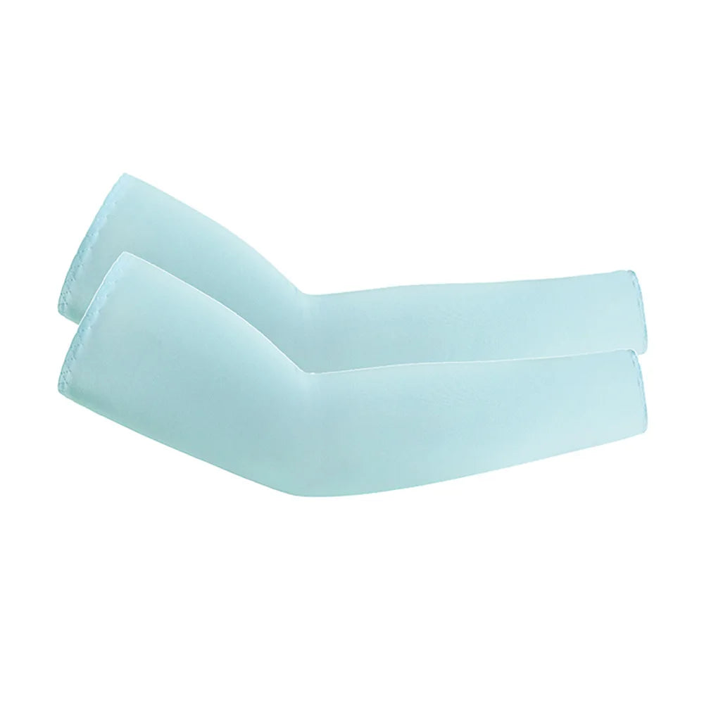 2Pcs Unisex Cooling Arm Sleeves with UV Sun Protection