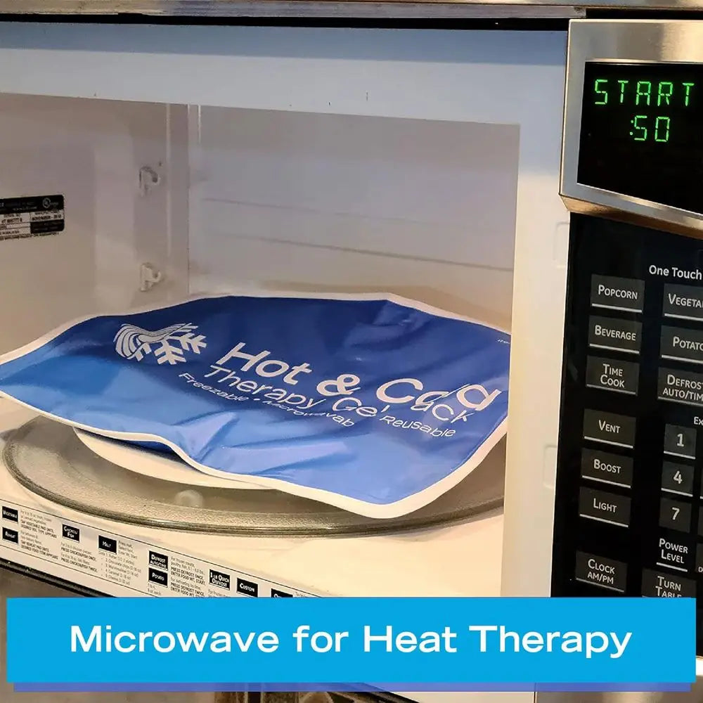 Flexible Reusable Hot and Cold Therapy Cooling Gel Pad (11x14 Inches)