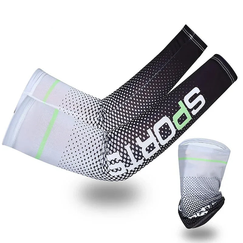 Cool Arm Sleeve Cover for Men Women Sun Protection Ice Sleeve Sunscreen Arm Guard for Basketball Running Cycling Bodybuilding from China