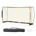 Portable Soccer Net with Sturdy Metal Base 12x6 FT Soccer Goal for Backyard