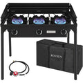 2/3 Burner Outdoor Propane Gas Stove on High Pressure Stand