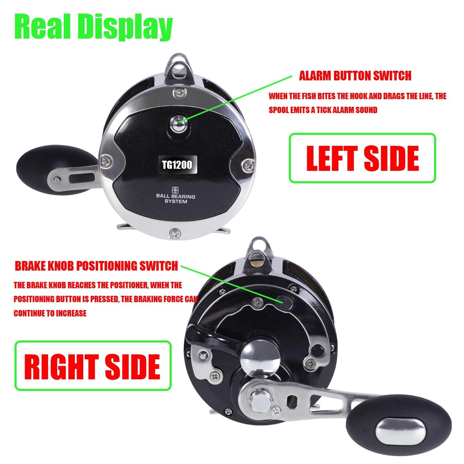 Trolling Drum Fishing Reels All Aluminum Alloy Body Sea Saltwater Accessories Drag 30KG Jigging Reel Boat Carretilha De Pesca from China