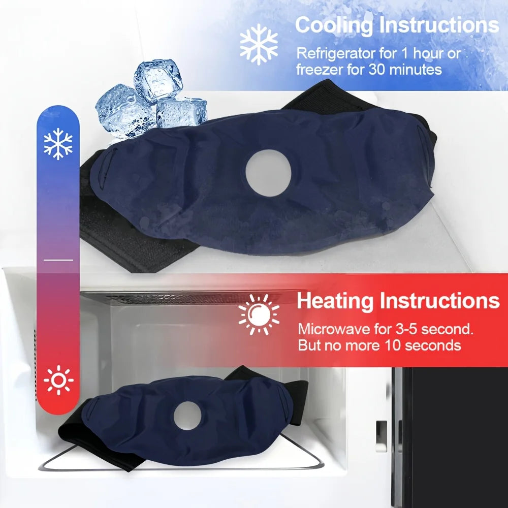 Reusable Knee Ice Wrap Pack for Knee for Cold Therapy and Pain Relief from Sports Injuries