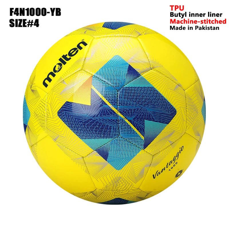 Molten 2027 Soccer Balls Standard Size 5 Size 4 High Quality Outdoor Grass Team Sports Match Game Football Training futbol topu from China