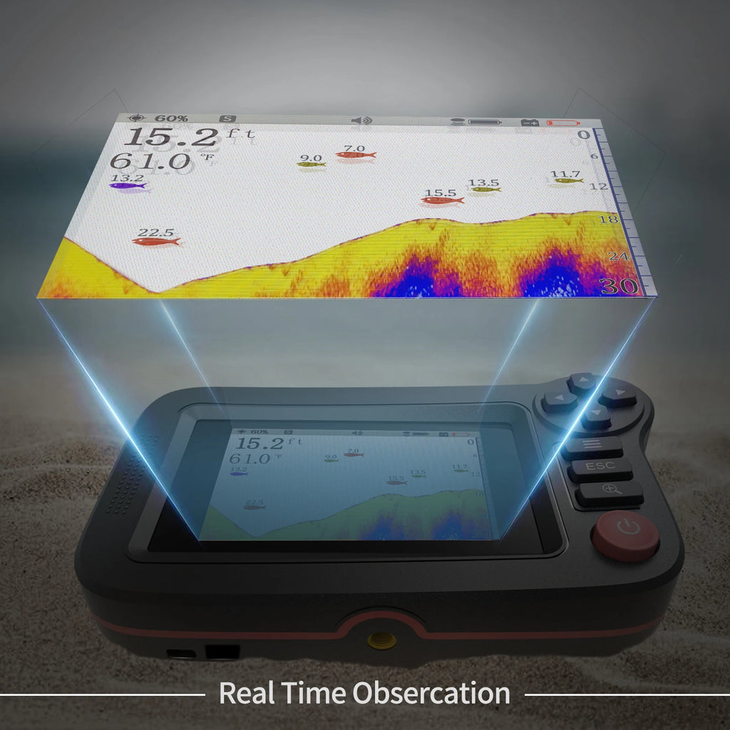 Smart Fish Finder - Portable Fish Finder and Depth Finder For Recreational Fishing From Dock, Shore Or Bank from China