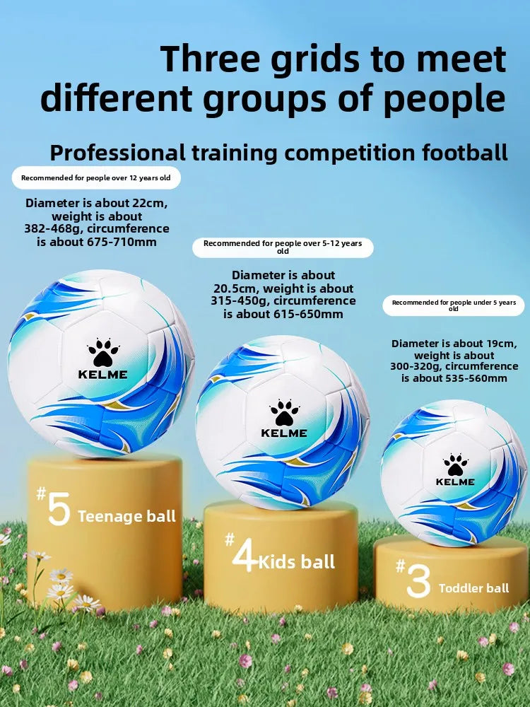 Kelme Standard 5 Soccer Ball School Soccer Ball Wear-resistant Soccer Ball Elastic Indoor High Elasticity Soccer Ball from China