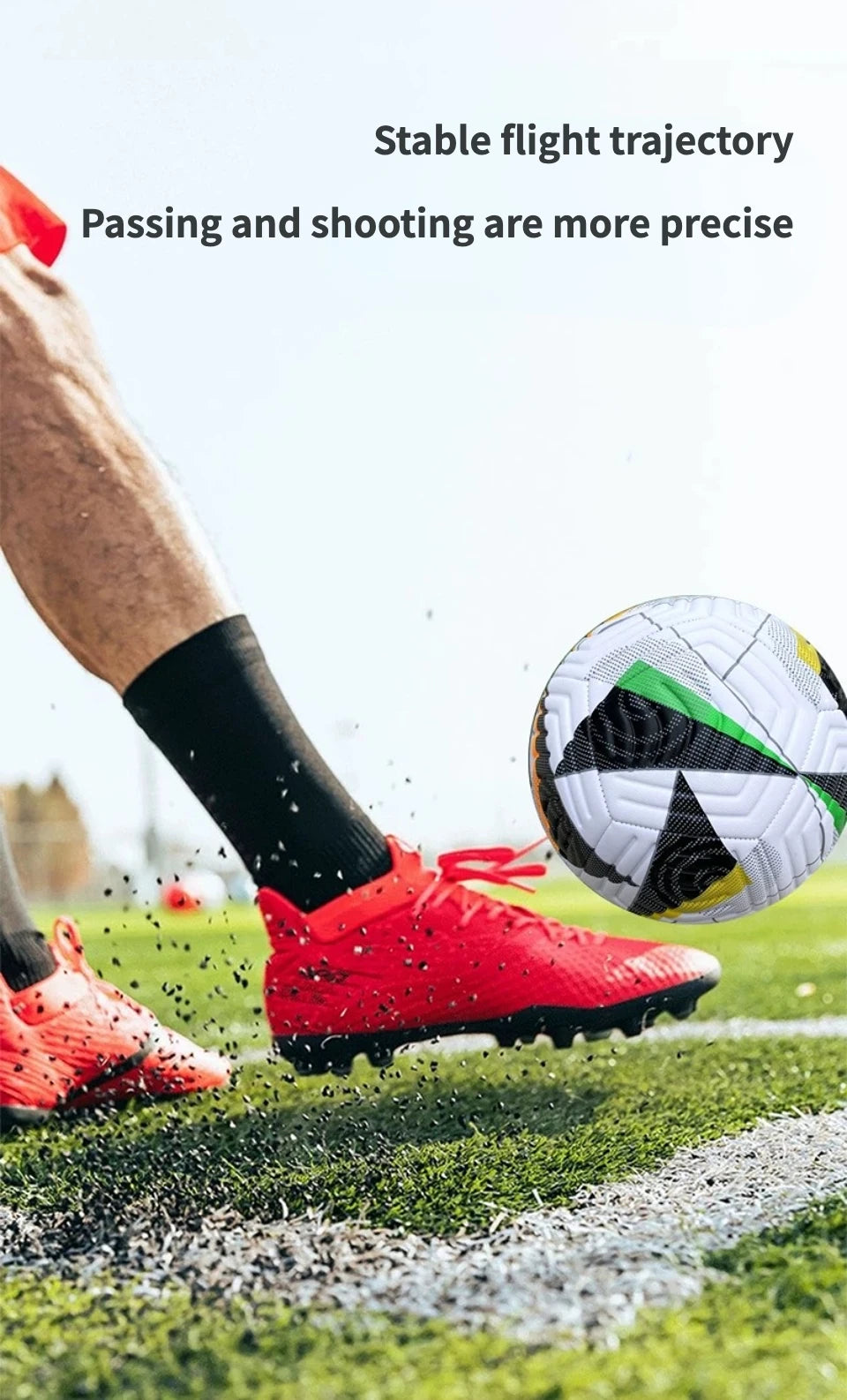 Soccer Ball Size 5 with Pump, Waterproof PU Leather - Professional Training & Official Match Ball, for Outdoor & Indoor Games from China