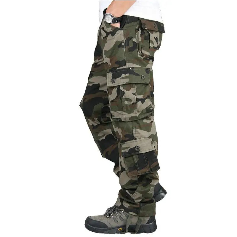 Tactical Men Cotton Outdoor Work Hiking Pants