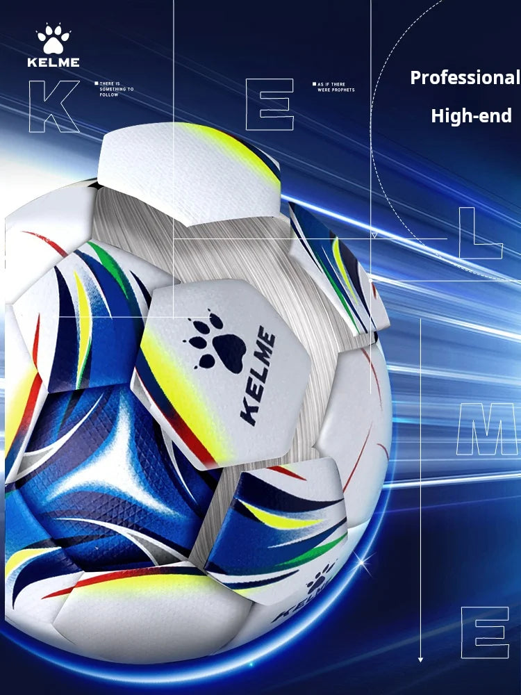 KELME Football Number 5 Adult PU Patch Leather 2023 Official Certified Football Match Ball