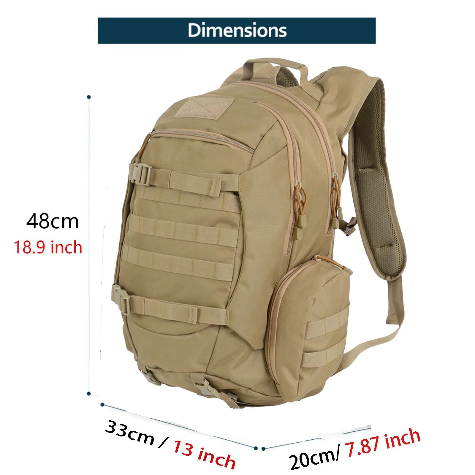 45L Waterproof Fishing Hunting Backpack