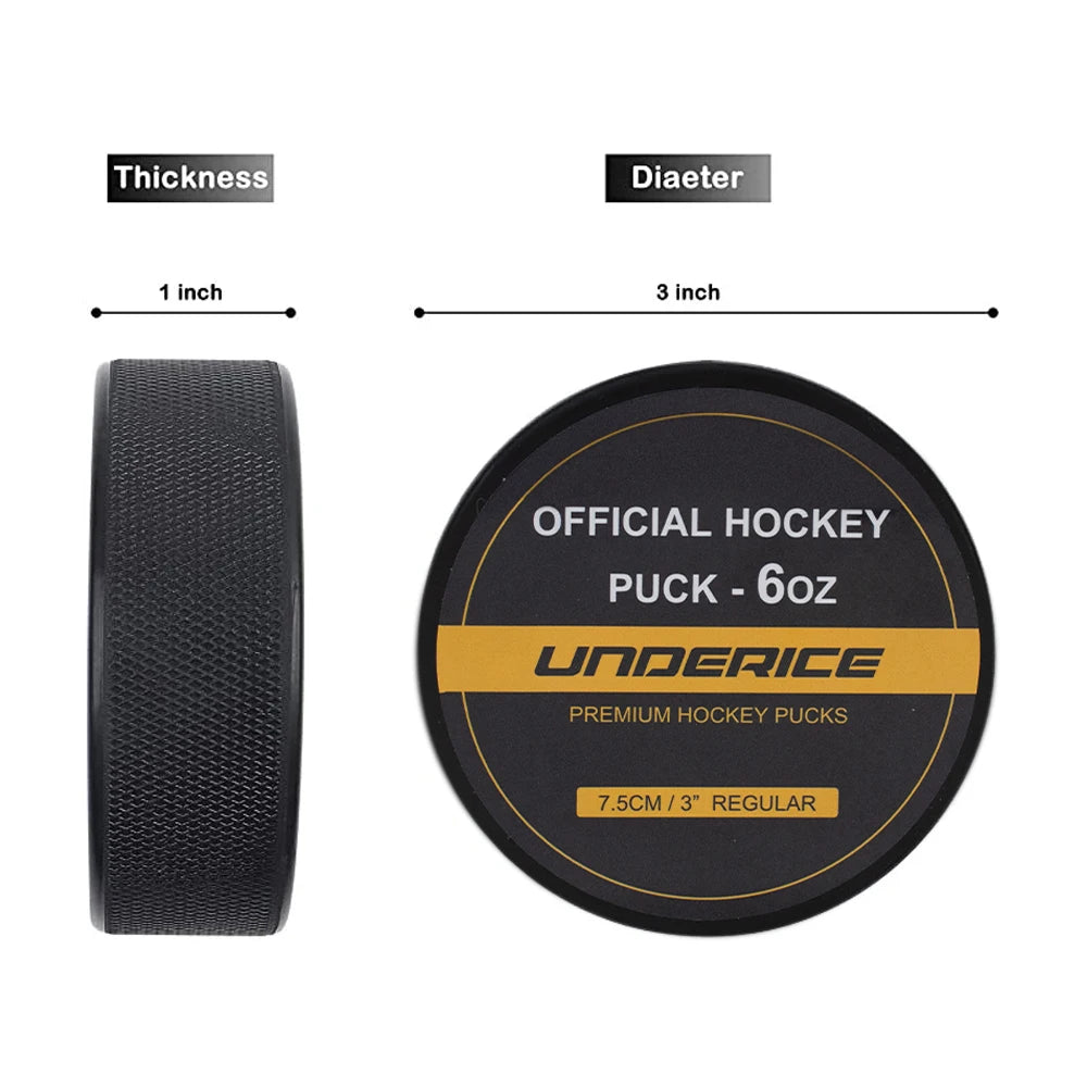 Ice Hockey Puck Solid Ball Ice Hockey Pucks for Practicing Classic Training Hockey Accessories