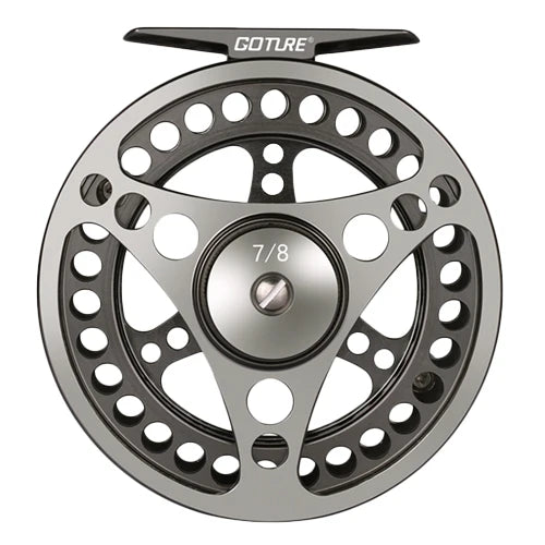 Goture Fly Fishing Reel 3/4 5/6 7/8 9/10 2+1BB Max Drag 8kg Lightweight CNC-machined Large Arbor Left/Right Fly Reel+Spare Spool from China