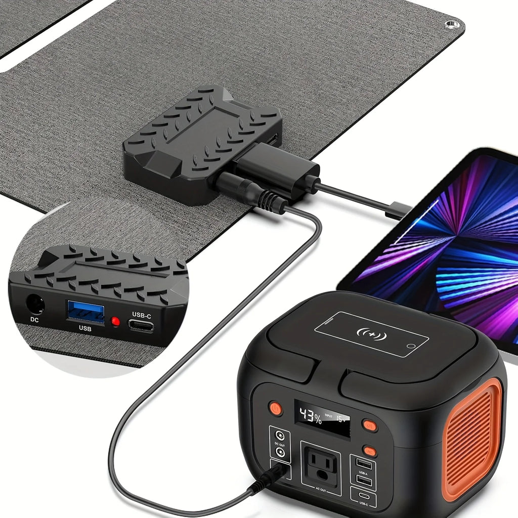 150W Portable Power Station with 30W Solar Panel