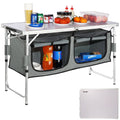 Kitchen Folding Table Quick set-up for Outdoor Picnics or Camping