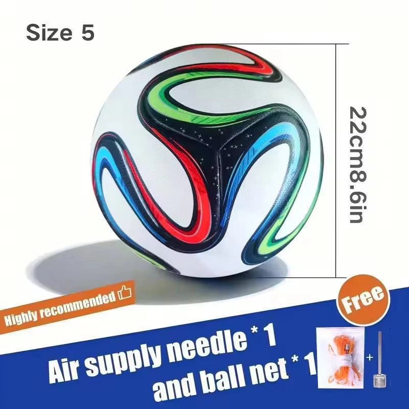Men and Women Match Size 5 Pu Adult Professional Thickened Team Soccer Ball from China