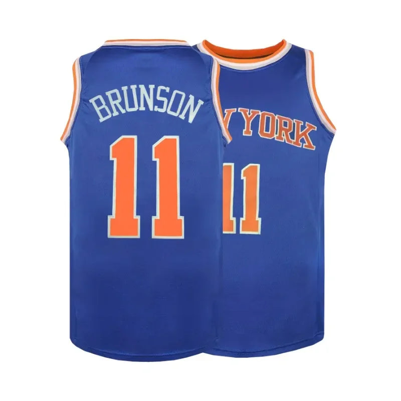 Men's New York Knicks (#11 Jalen Brunson) Basketball Jersey