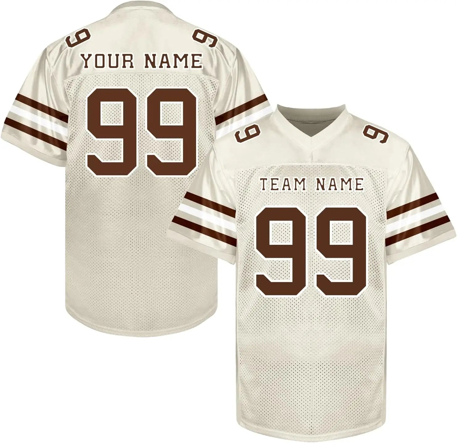 Custom Football Jersey with Personalized Logo Name Number Practice Shirt Stitched Sports Uniform