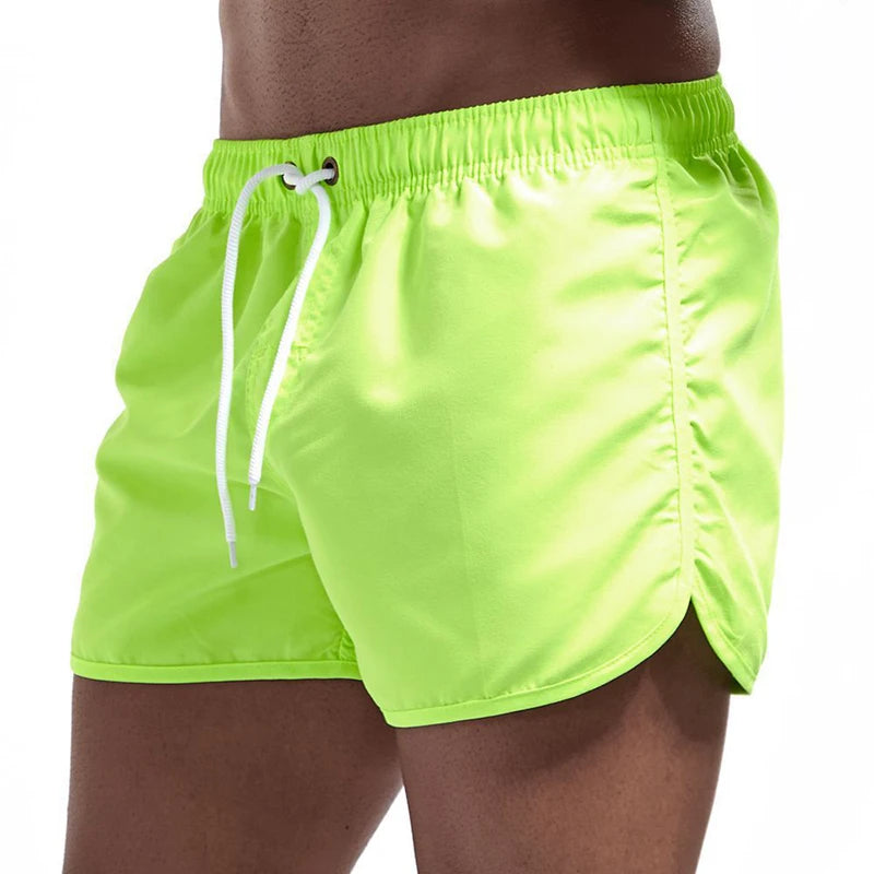 New Swimsuit Summer Swimwear Men Swimsuit 2025 Swimming Trunks Short Quick-drying Sexy Mens Swim Briefs Beach Shorts