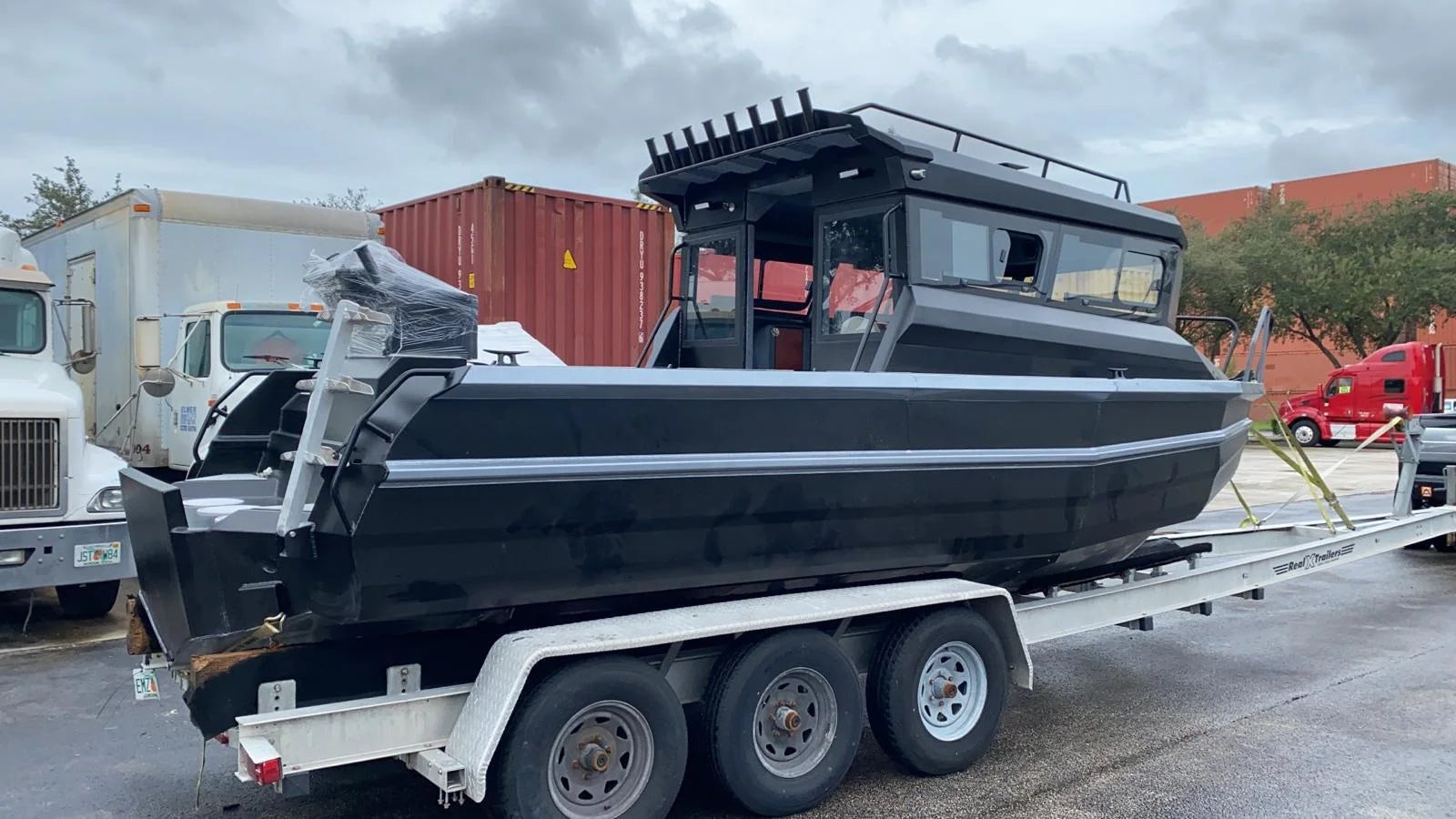 Offshore Boat 7.5m Luxury Motor Vessel Aluminum Cabin Cruiser Fishing Boat For Party