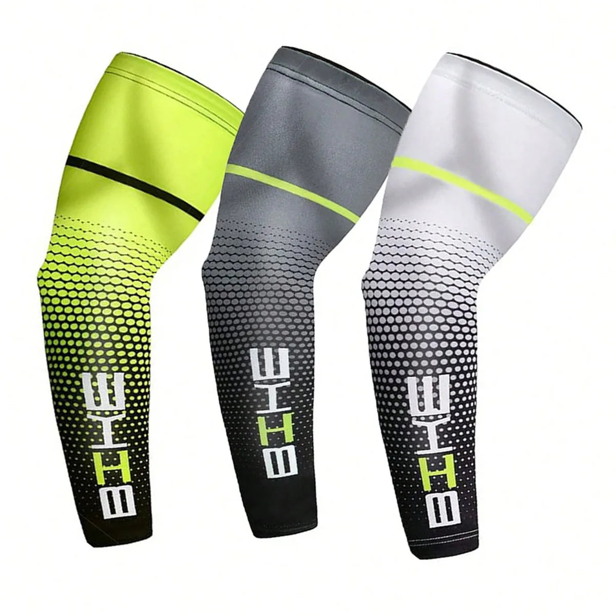 1/3 Pairs Cool Men Cycling Running Bicycle UV Sun Protection Cuff Cover Protective Arm Sleeve Bike Sport Arm Warmers Sleeves from China