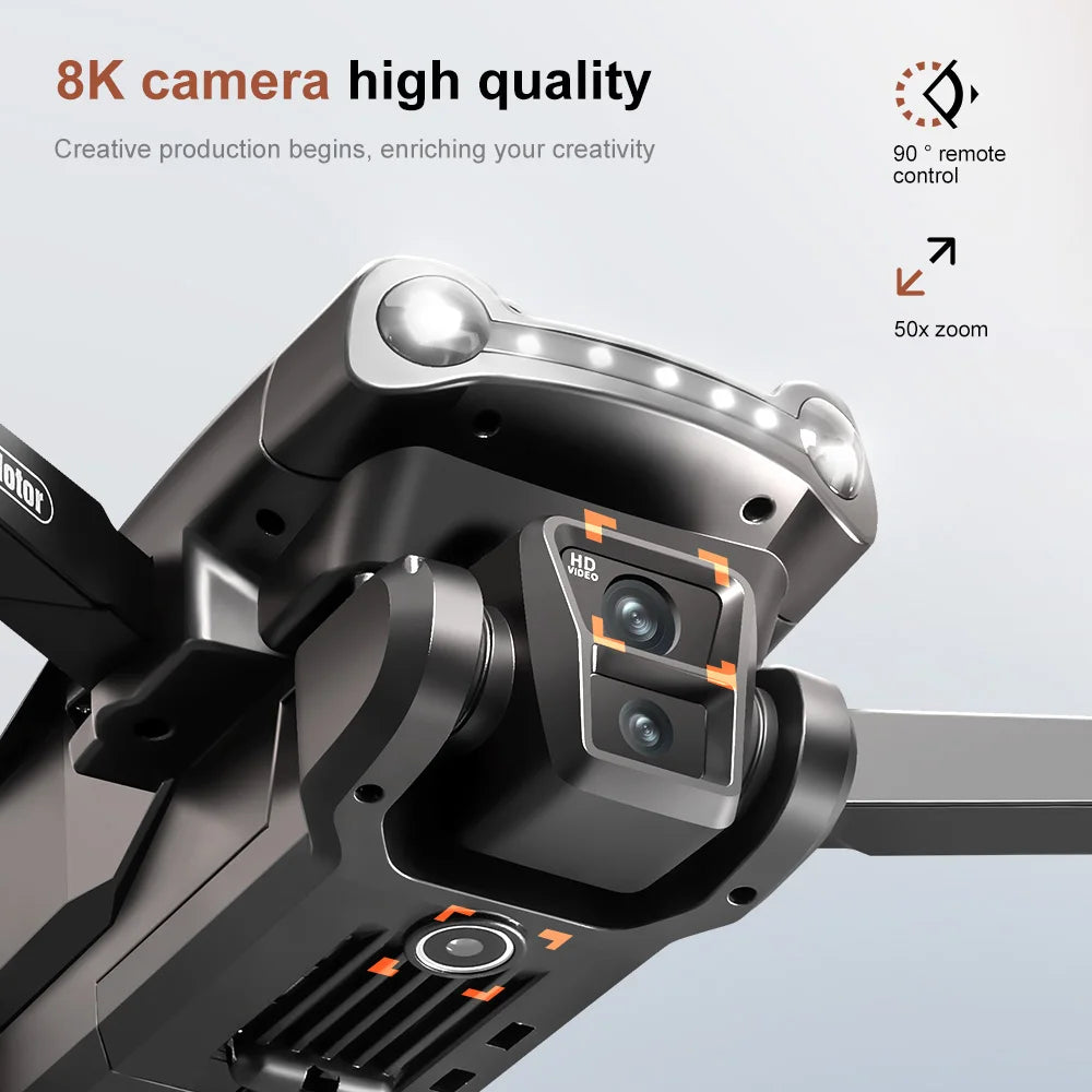 Lenovo V198Max GPS Drone 4K Professional 8K HD Two Camera  Brushless Motor 5G WIFI FPV RC Quadcopter Helicopter with Screen toy from China