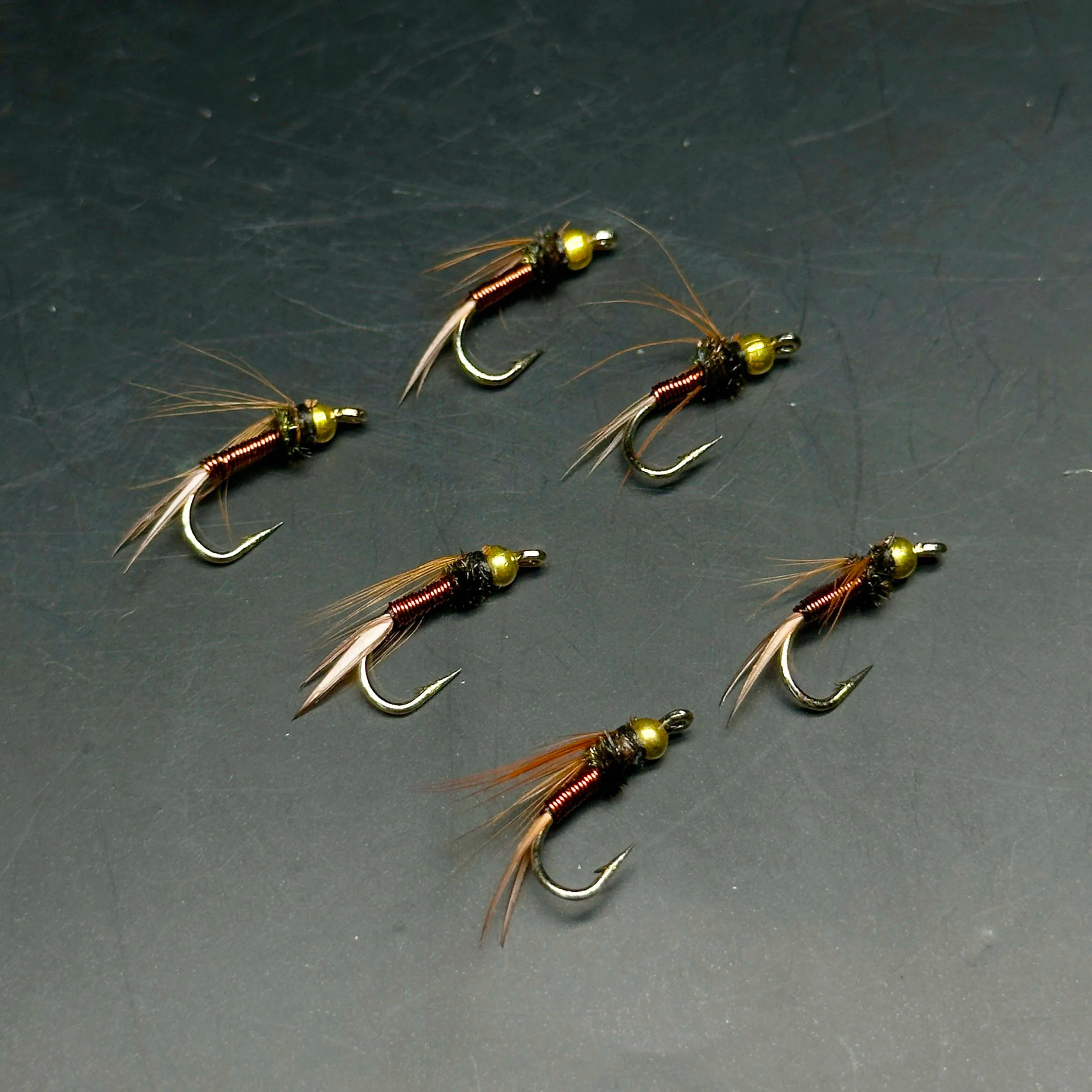 5/10Pcs Fly Fishing Lures Artificial Insect Bait Brasshead Prince Nymph Fresh Water Trout Salmon Pike Bass Wet Flie Bionics Fly from China