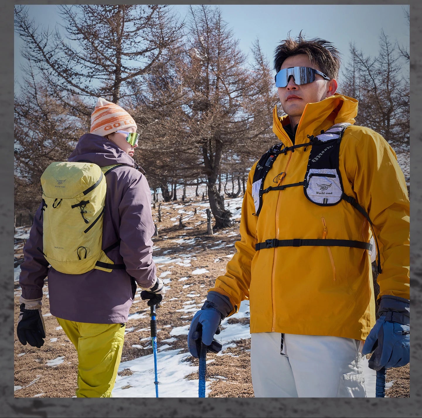 Hiking Backpack, Waterproof and Wear-resistant Lightweight Camping Daypack