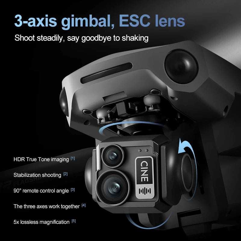 Drone With 8K HD Camera, GPS 360° Obstacle Avoidance