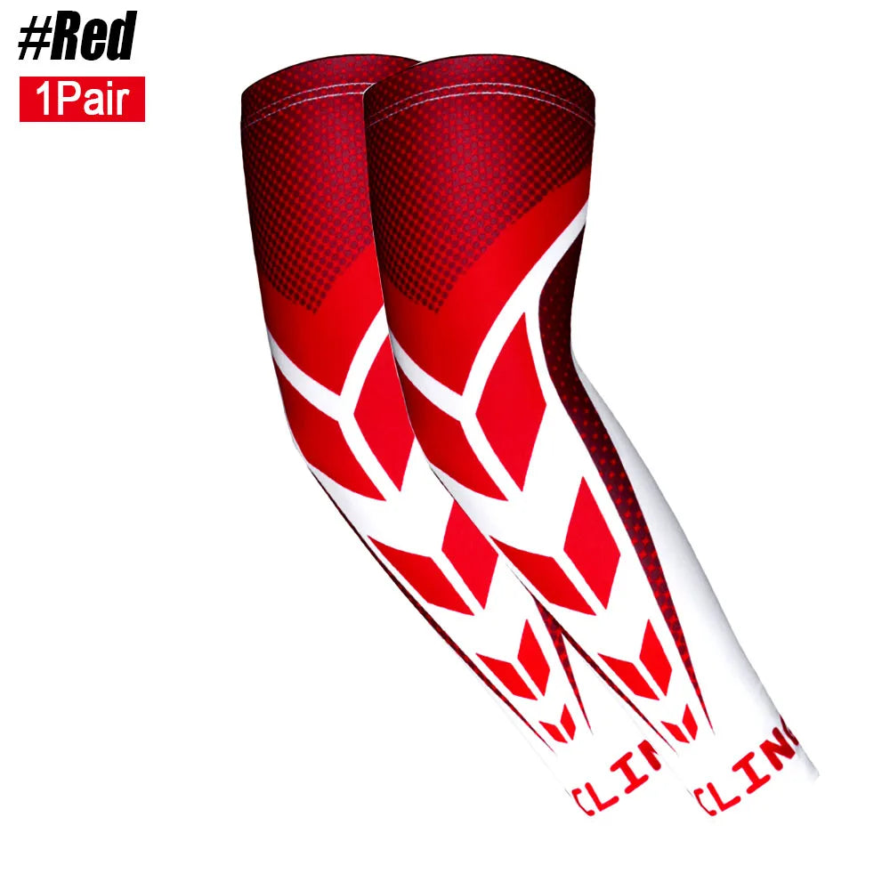 1Pair Ice Silk Cooling Arm Sleeves Anti-UV Sunburn Arm Cover for Running Cycling Driving Hiking Mountaineering Golf Sports from China