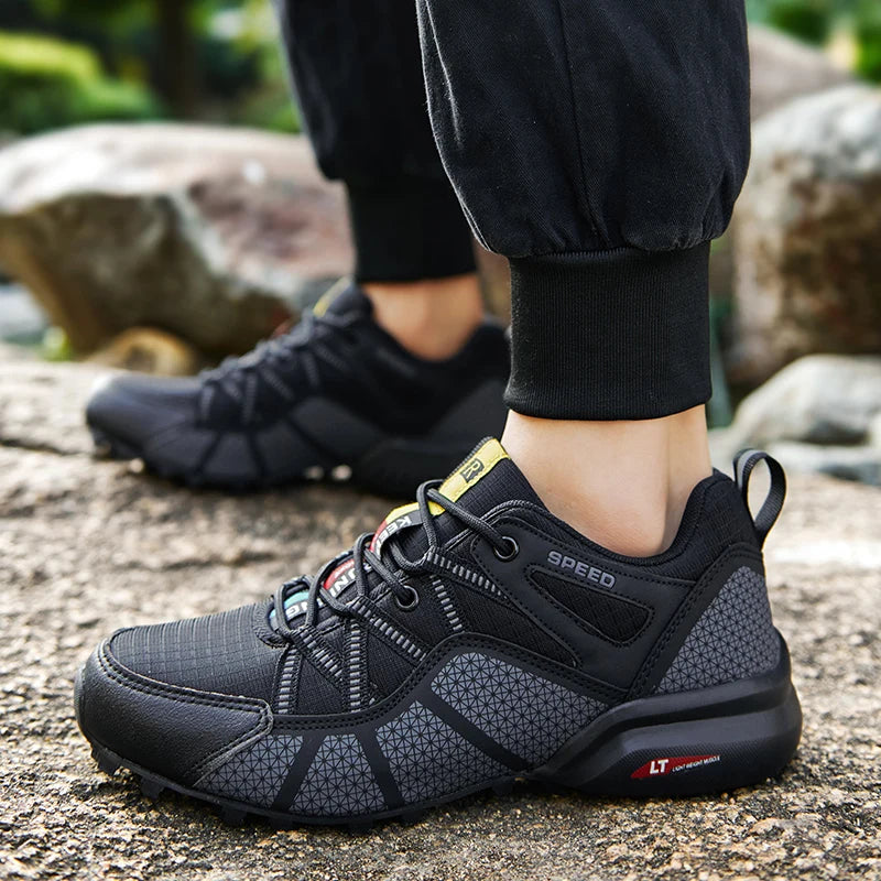 Men's Hiking Shoes All-terrain Outdoor Sports Shoes Breathable Mesh Non-slip Wear-resistant Hiking Shoes Outdoor Cycling Shoes from China