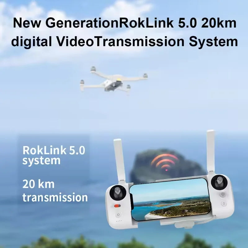 Dual Cameras Night Video 4K 60fps 3-Axis Gimbal with Wide-Angle Drone