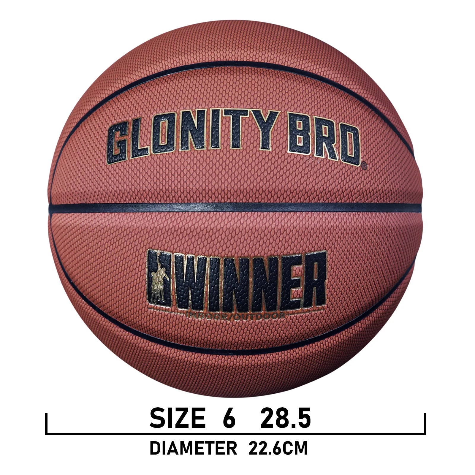 Basketball Non-Slip Standard Size 7/6/5 Soft Wear Resistant PU Leather Outdoor/Indoor