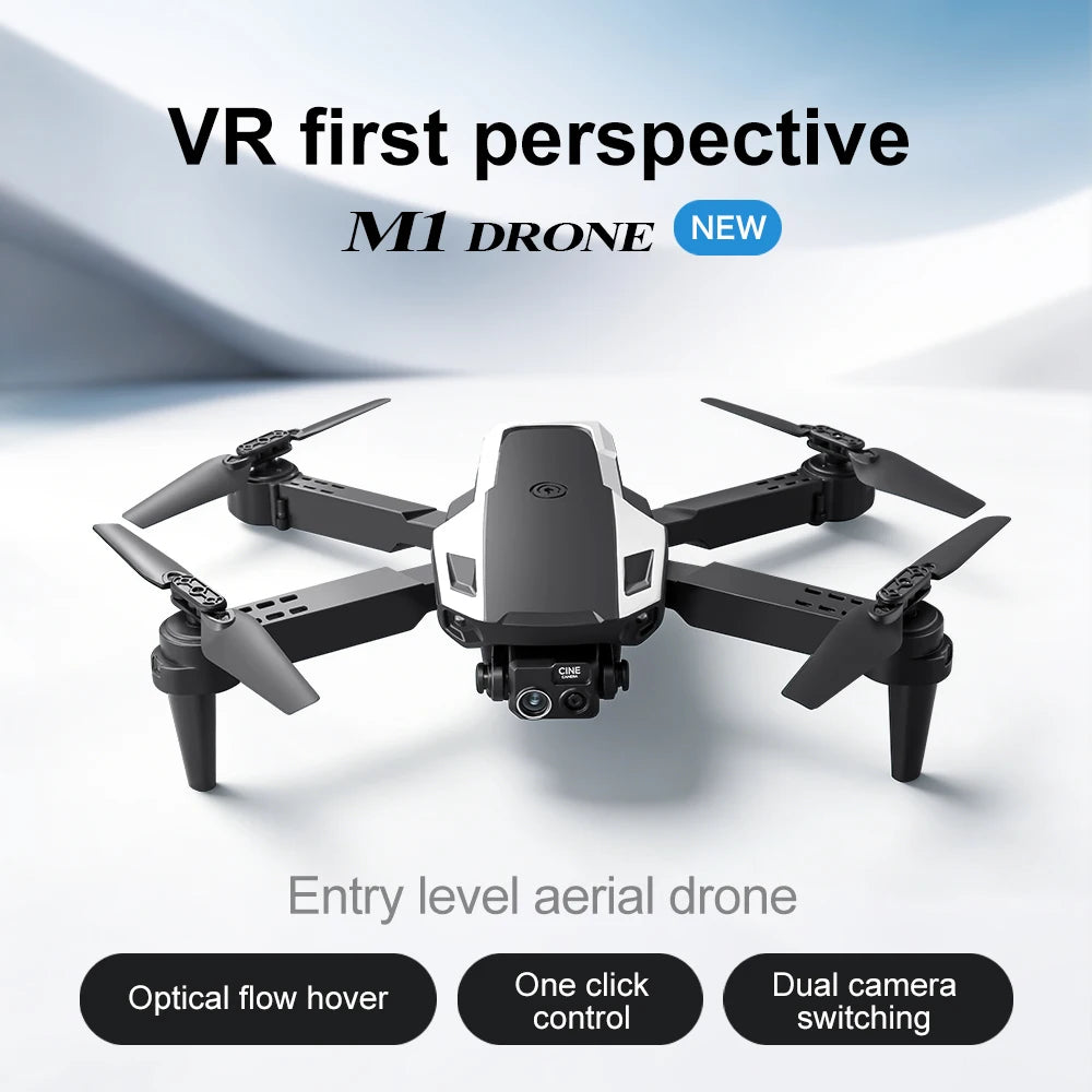 Lenovo M1/M1VR Foldable GPS Drone 4K HD Dual Camera Flow Positioning VR Glasses Portable Outdoor RC Aerial Quadcopter from China