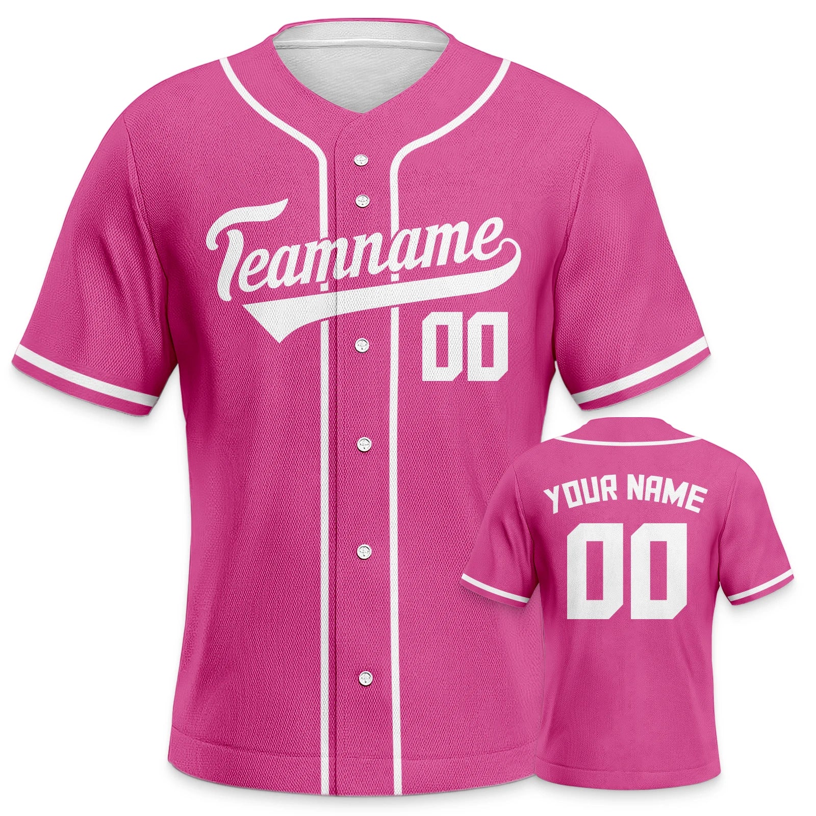 Custom Baseball Jersey for Youth Plain Personalized Baseball Uniform with Printed Team Name, Your Name and Number