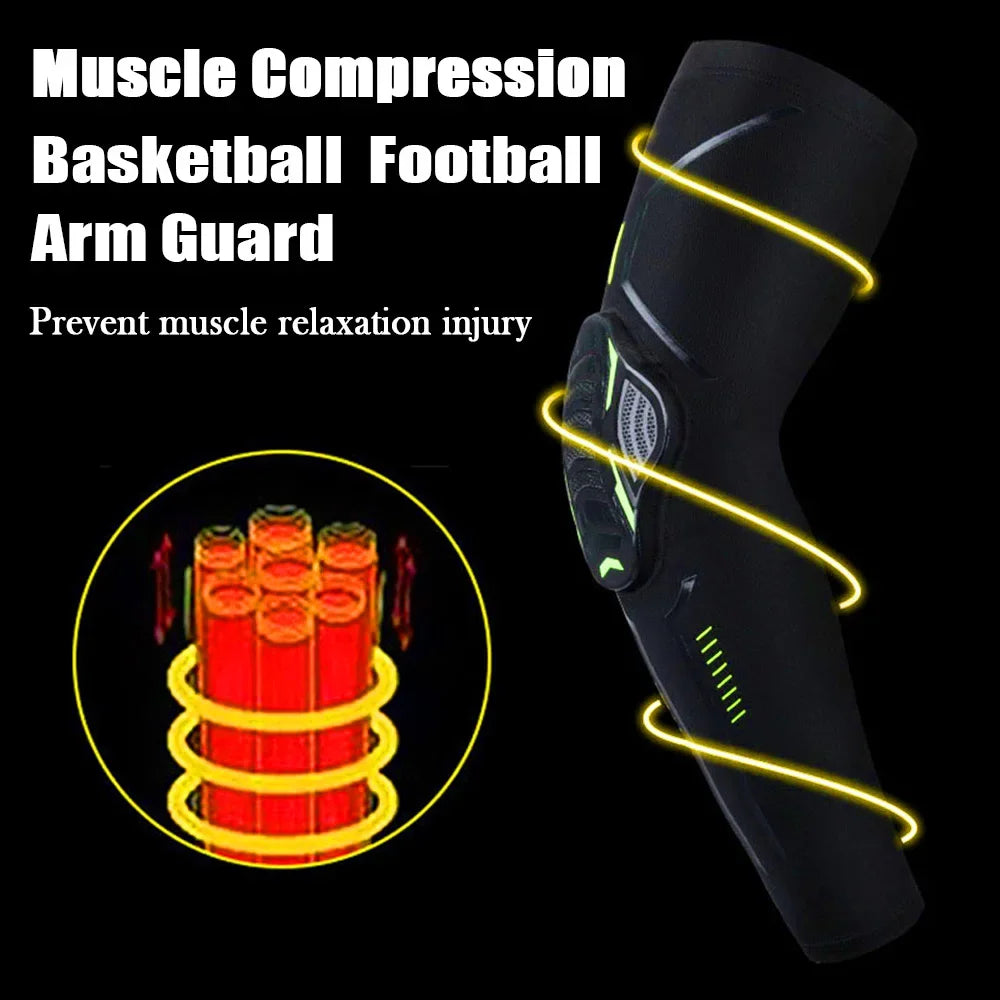 1Pair Sports Elbow Pads Compression Arm Sleeves for Outdoor Elbow Support