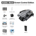 K900 Foldable RC Drone,4.5"Screen Remote,AirDrop,4-Way Obstacle Avoid,2K FPV, Optical Flow Positioning, Birthday Holiday Gift Toy from China