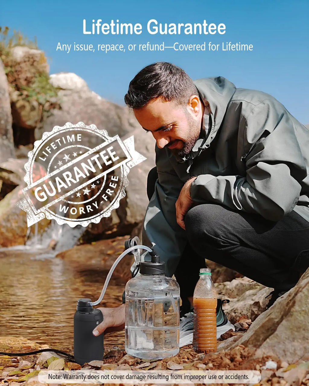 Portable Micron Filtration Water Purifier
