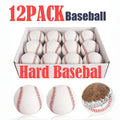 12 Pack 9inch Hardwood/soft Standard Size Adult Baseballs Leather Covered