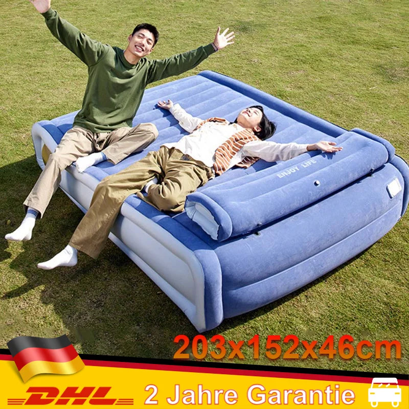 Camping Air Mattress with Built-in Inflator Pump