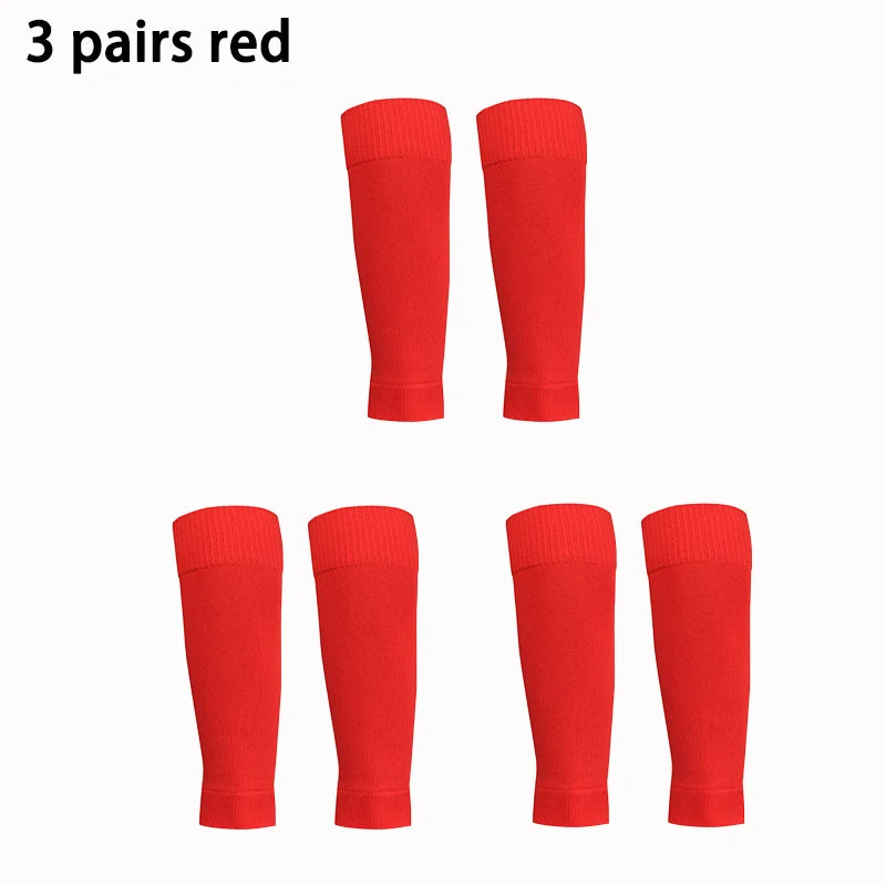 3 pairs New Leg Cover Socks for Men or Women's Soccer